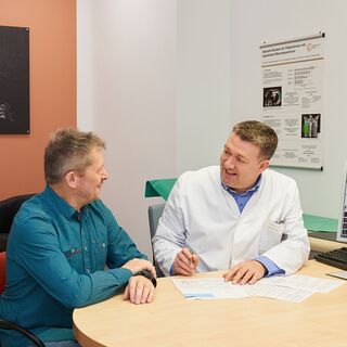 Arztgespräch mit Patient